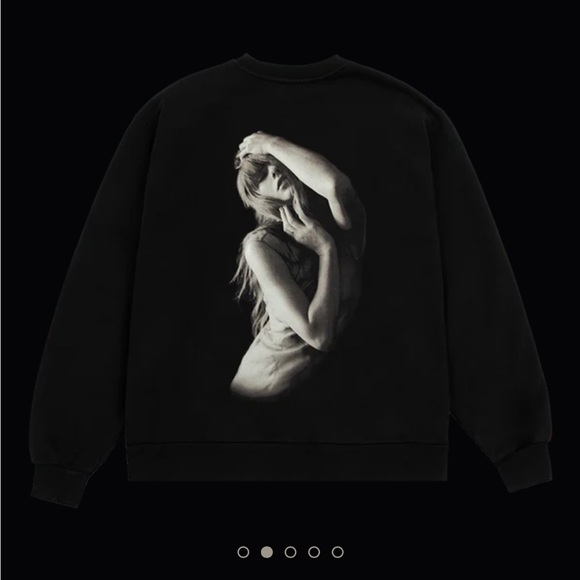 NEW Taylor Swift The Tortured Poets Department black crewneck - Picture 3 of 5